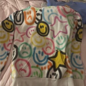 Colorful Smiley Face Pacsun Hoodie